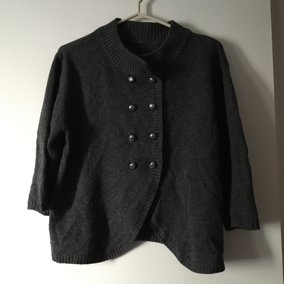 BANJO & MATILDA 100% Cashmere Double Breasted Sweater XL - Picture 1 of 6